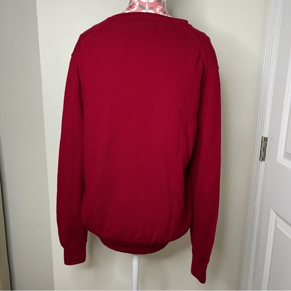 Express Mens Italian Merino Wool Pullover Knit Sweater Large - Picture 5 of 8